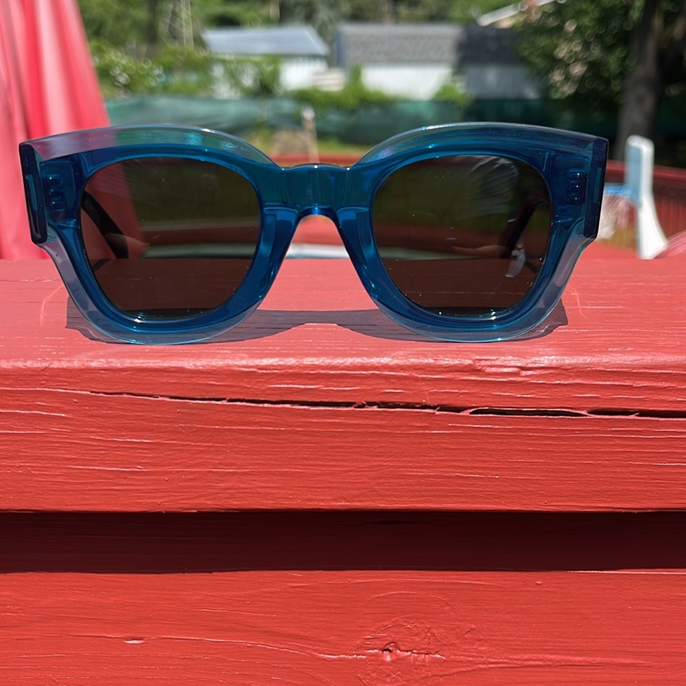 Blue Celine sunglasses